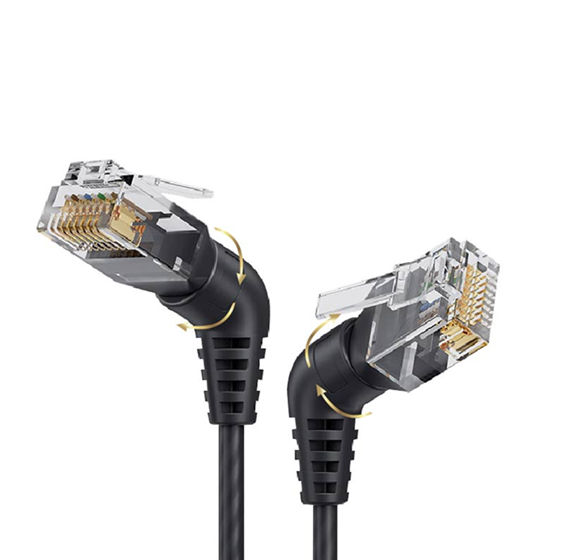 CAT6A 系列 L030 (360 度彎頭) 高速網路線