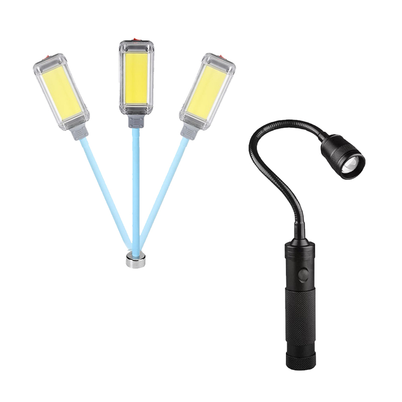LED 軟管工作燈帶開關 / LED 充電強光工作燈加 18650 電池