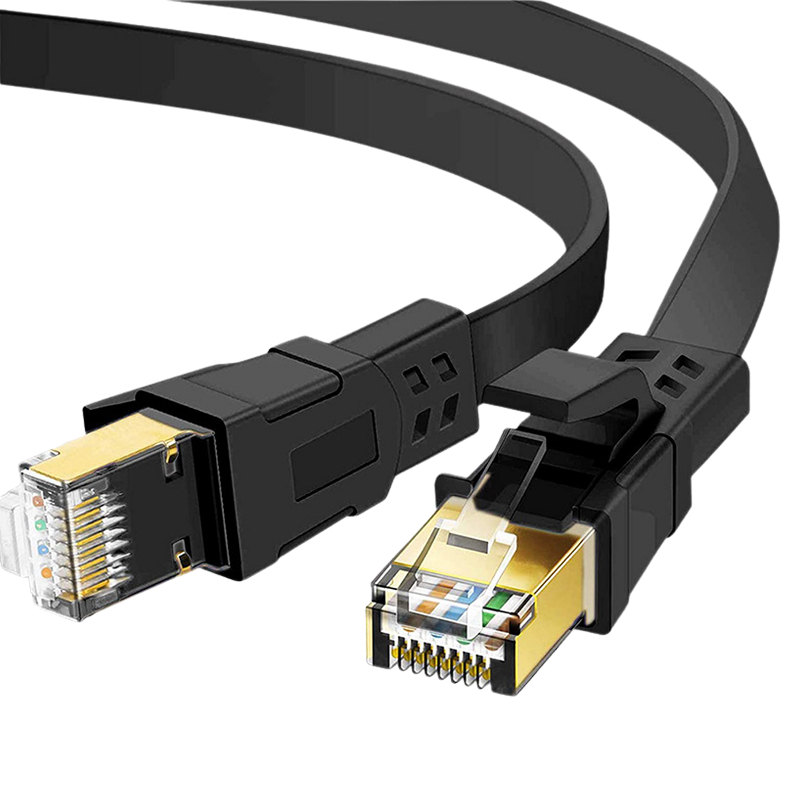 CAT8 系列 CAT8K (黑色扁線) 高速網路線